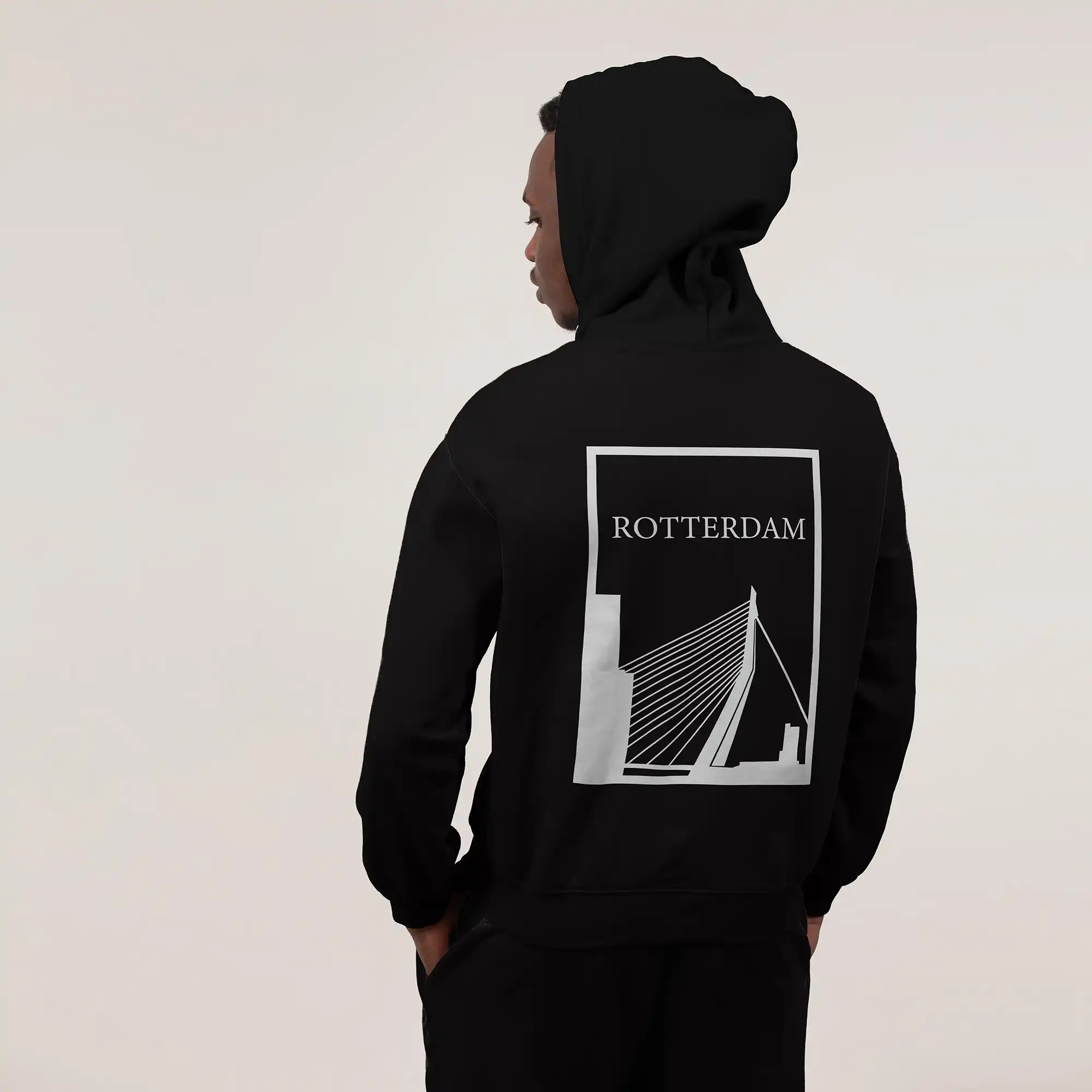 Rotterdam Hoodie - 05 hoodie zwart wit rotterdam 3 - Rotterdam Hoodie (19489)