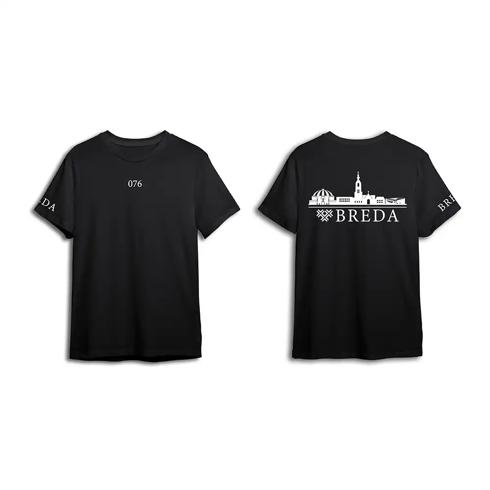 Skyline Breda Shirt - Breda shirt zwart skyline wit - EK8200