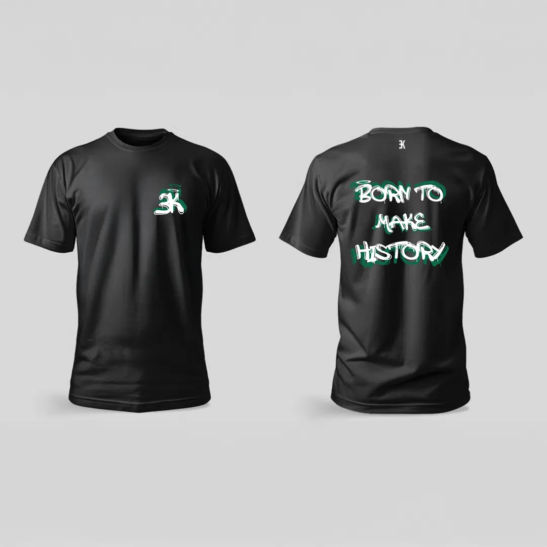 BORN TO MAKE HISTORY - T-Shirt - Btmh zwart t shirt 3 - BORN TO MAKE HISTORY