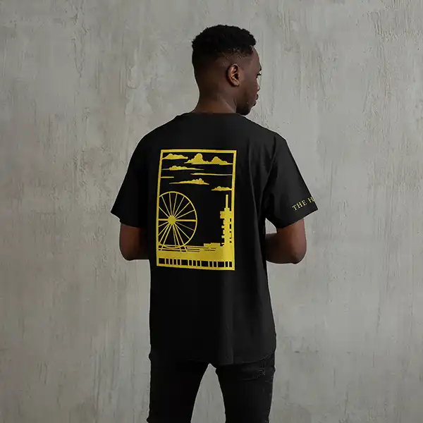 Den Haag Shirt - Denhaag shirt model vlak geel 3 - EK8210