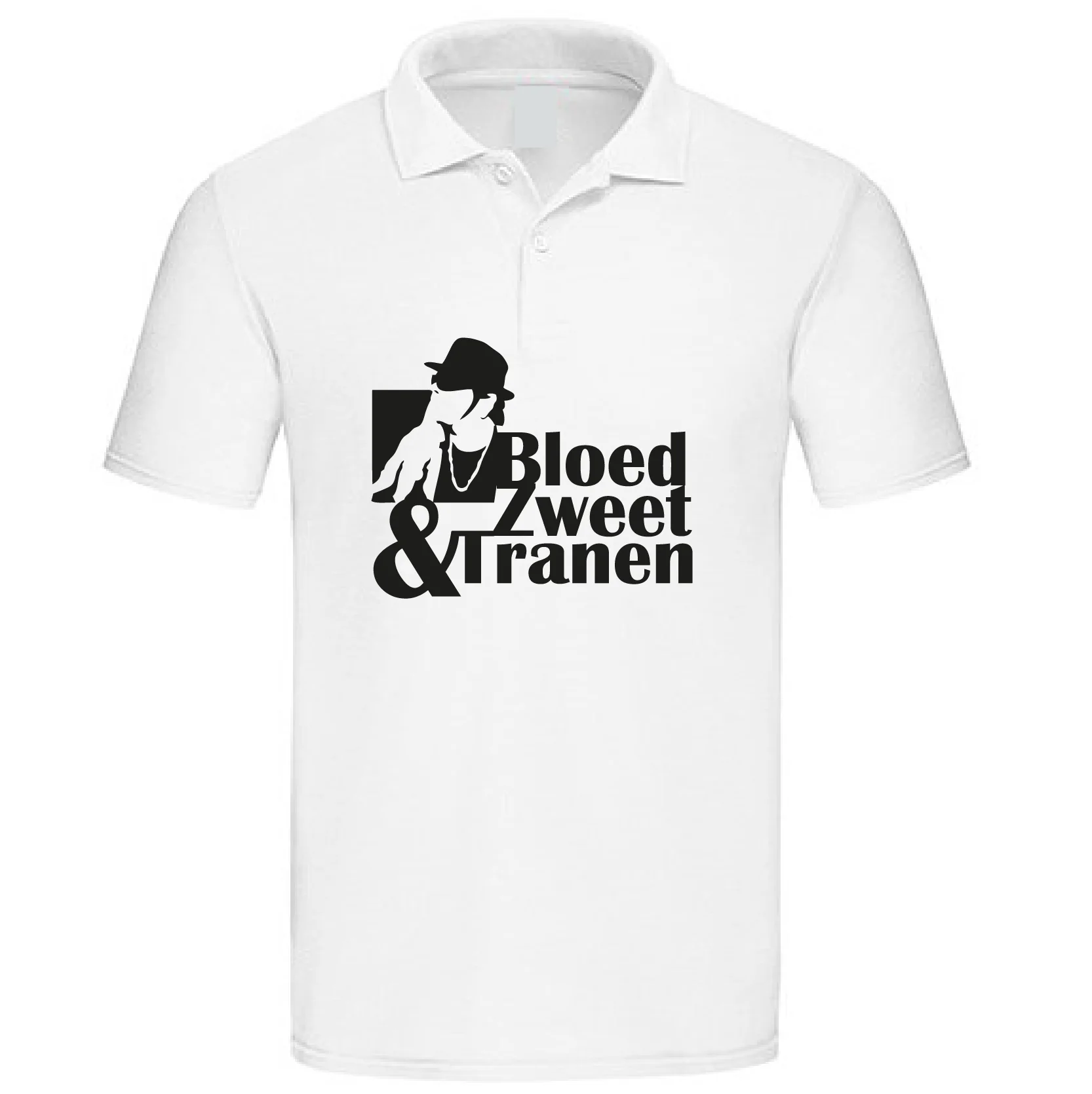 Bloed Zweet & Tranen - Polo - Ek hazes polo wit bzt unisex 1 - Bloed Zweet Tranen - Polo (343)
