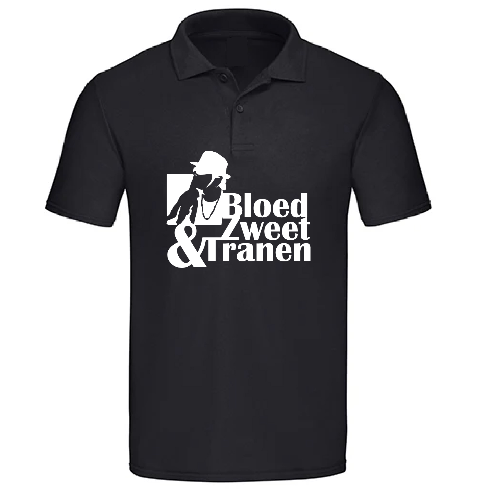 Bloed Zweet & Tranen - Polo - Ek hazes polo zwart bzt unisex - Bloed Zweet Tranen - Polo