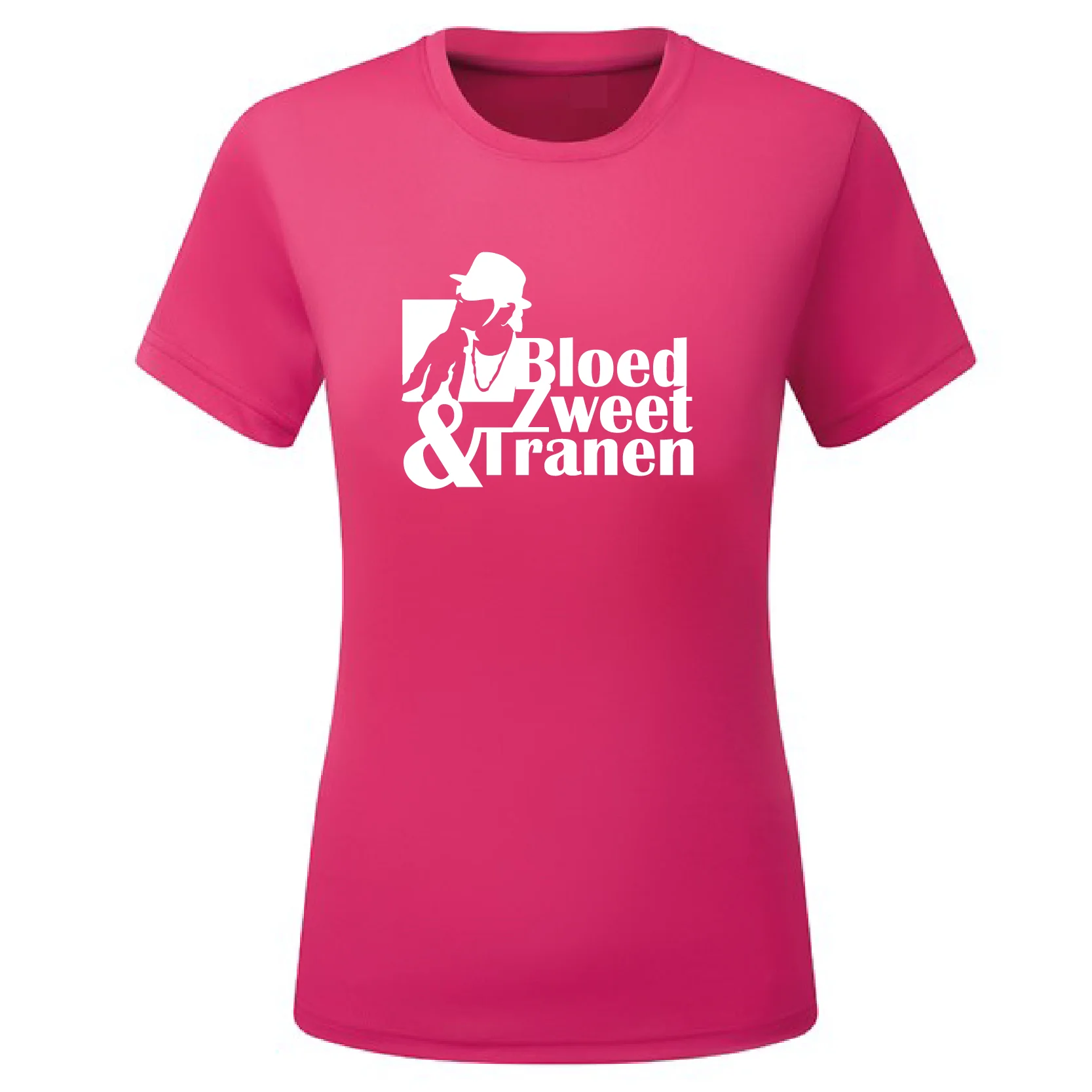 Bloed Zweet & Tranen - Dames Shirt - Ek hazes shirt fuchsia bzt dames 5 - Bloed Zweet & Tranen - Dames Shirt (179)