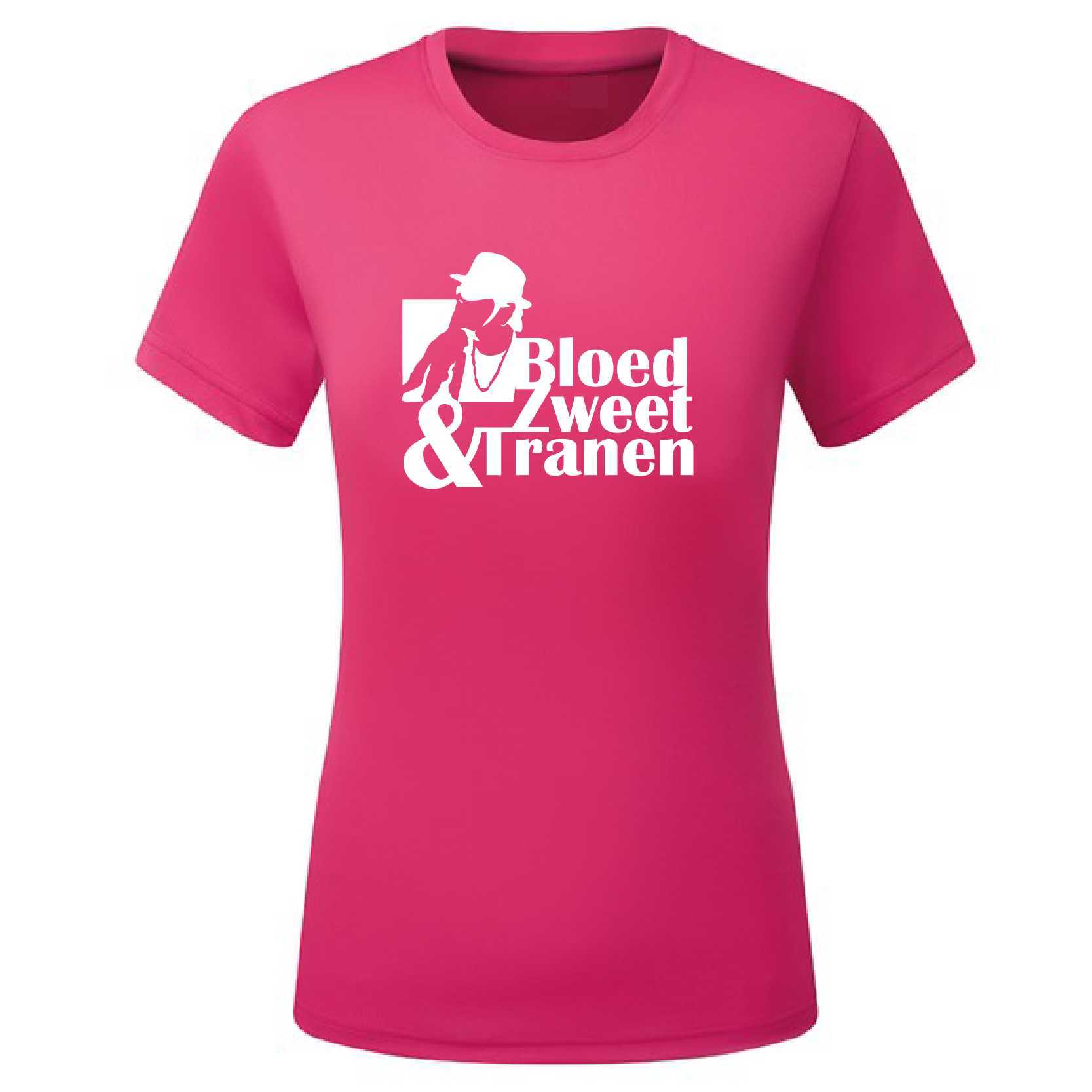 Bloed Zweet & Tranen - Dames Shirt - Ek hazes shirt fuchsia bzt dames - Bloed Zweet & Tranen - Dames Shirt
