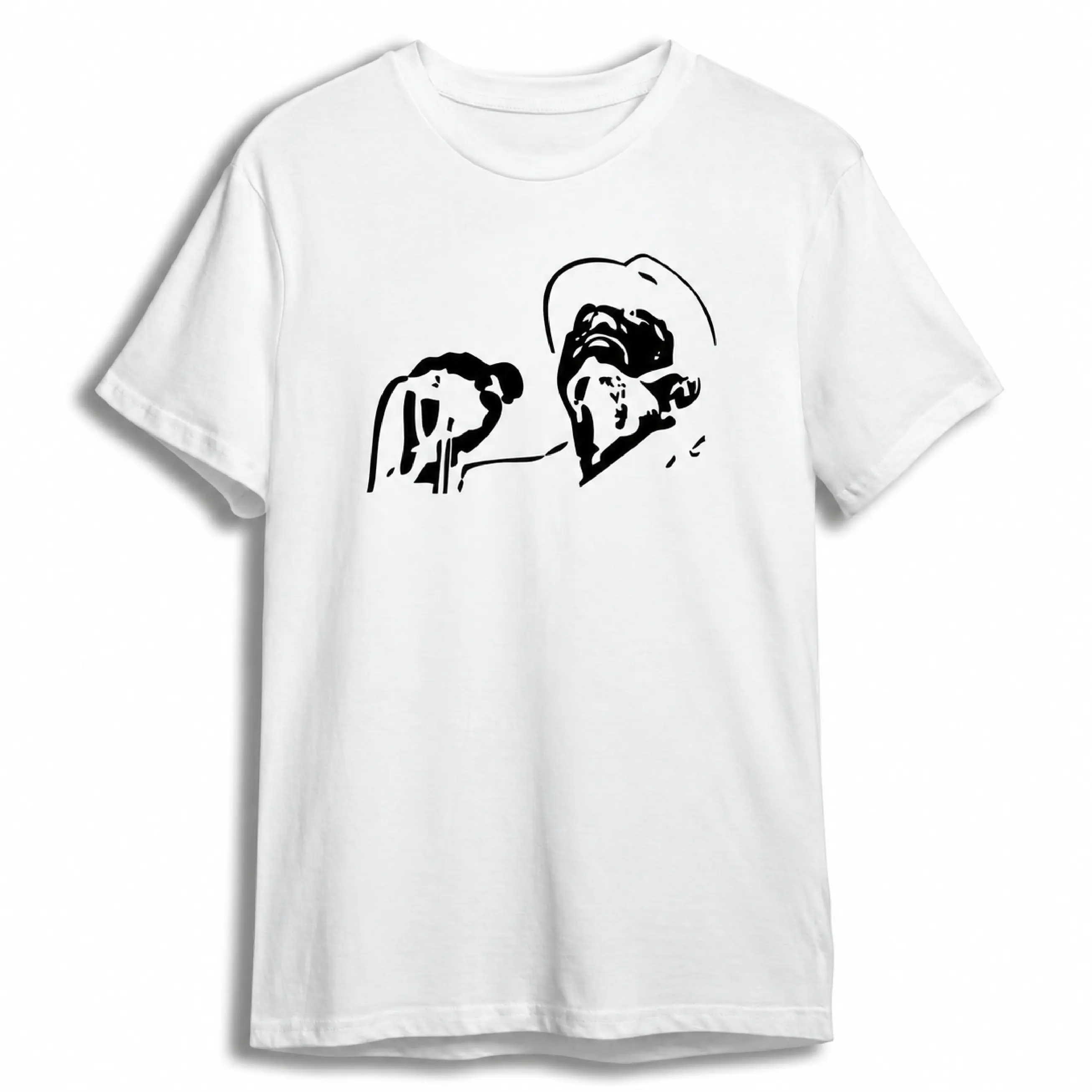 Hazes Mic. - T-Shirt - Ek hazes shirt microfoon wit mic unisex evenementen concerten dames heren 2 - Hazes Mic. - Shirt (155)