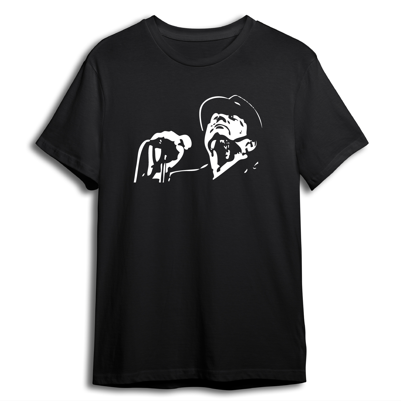 Hazes Mic. - T-Shirt - Ek hazes shirt zwart mic unisex 2 - Hazes Mic. - T-Shirt