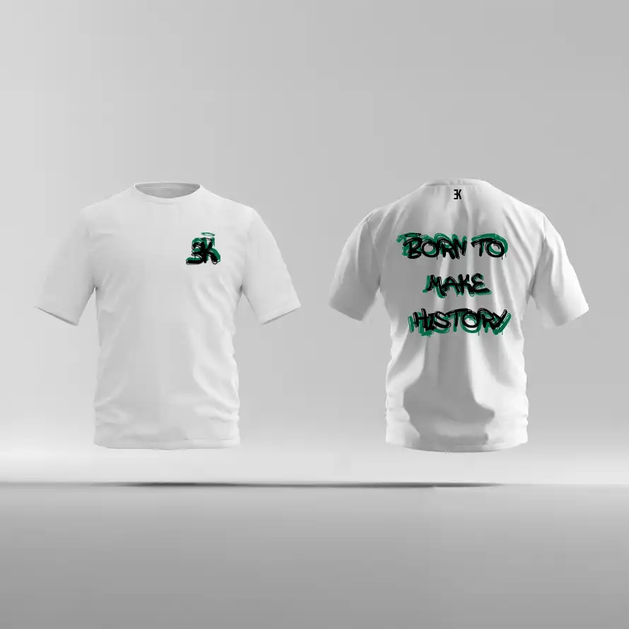 BORN TO MAKE HISTORY - T-Shirt - Ek wit shirt btmh - BORN TO MAKE HISTORY