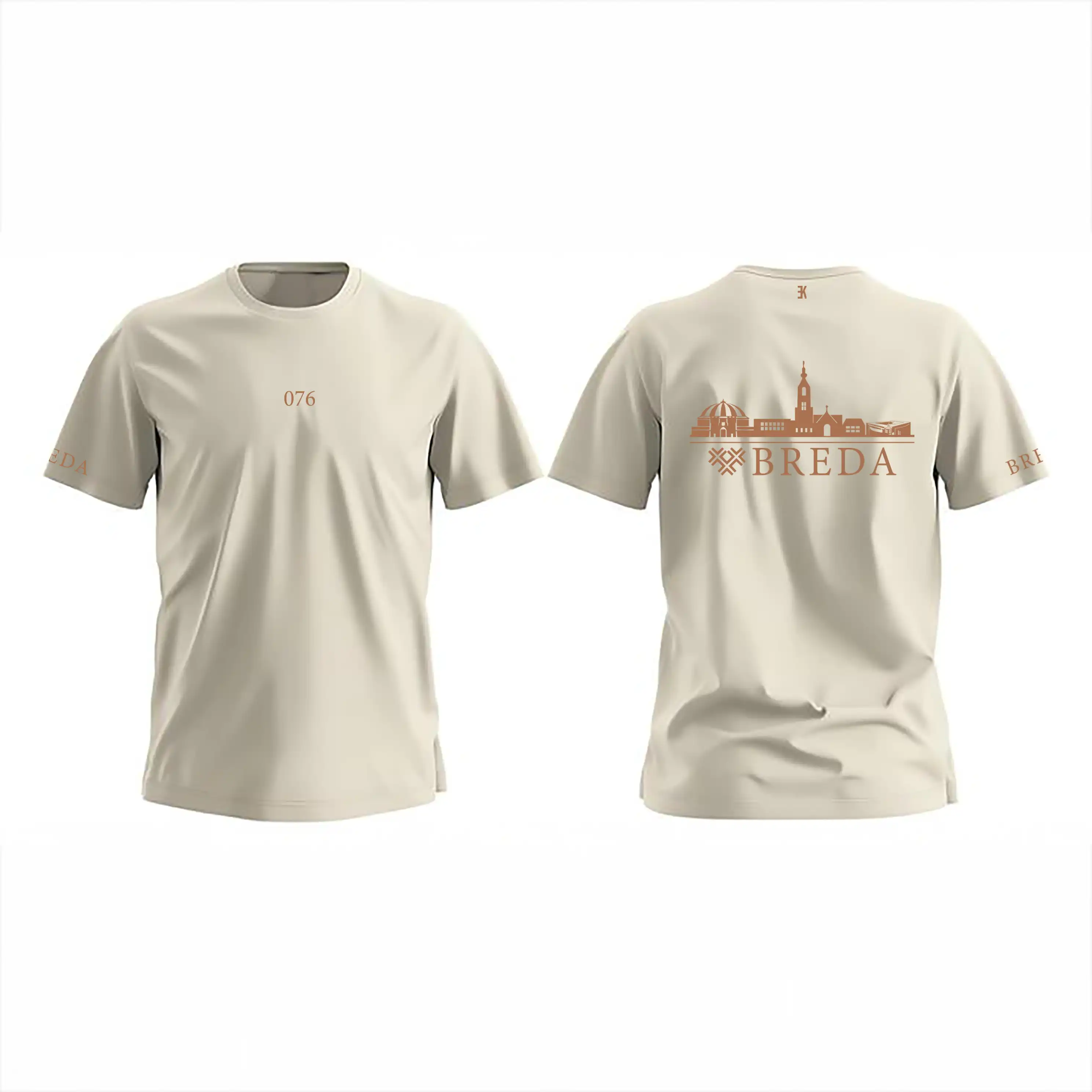 Skyline Breda Shirt - Evenementenkleding breda shirt beige skyline 1 - EK8196
