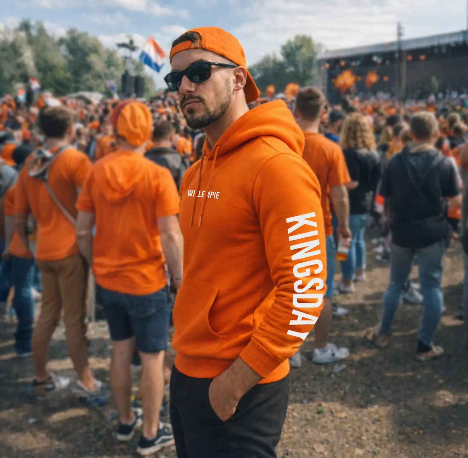 Willempie Hoodie - Evenementenkledingnl hoodie oranje koningsdag unisex webp - Willempie Hoodie