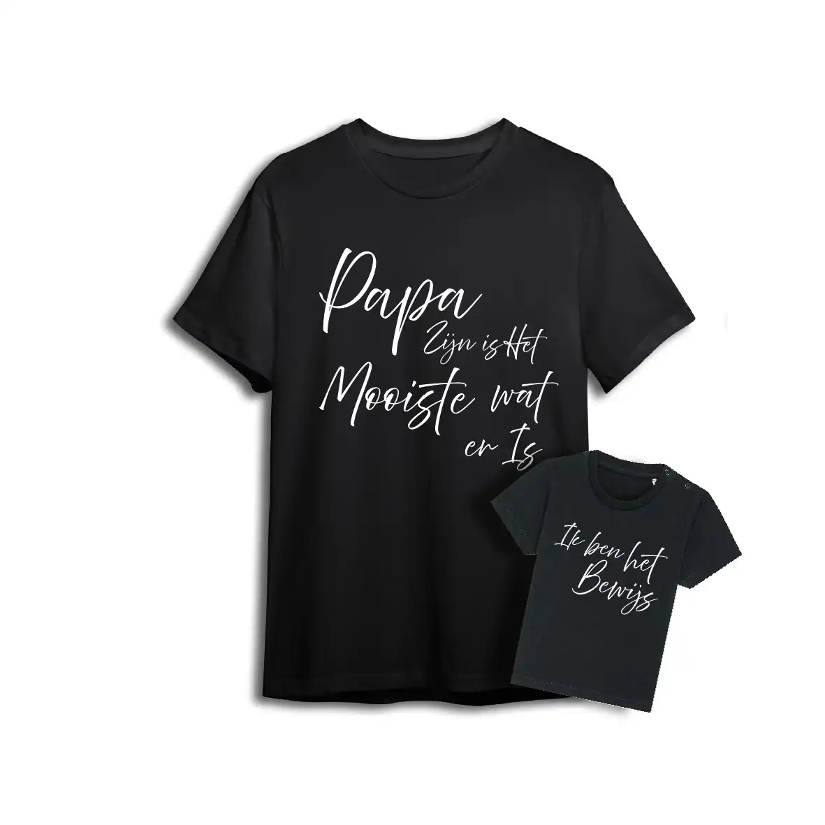 Matching Shirts Vaderdag Kids - Papa - Evenementenkledingnl papa vaderdag shirt kids zwart - Matching Shirts Vaderdag Kids - Papa