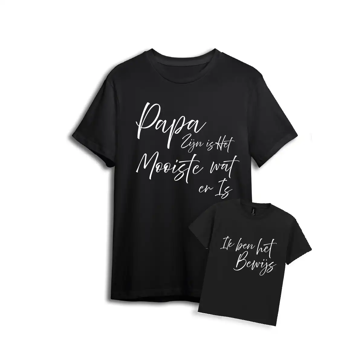 Matching Shirts Vaderdag - Papa - Evenementenkledingnl vaderdag shirt kindershirt zwart - Matching Shirts Vaderdag - Papa(12