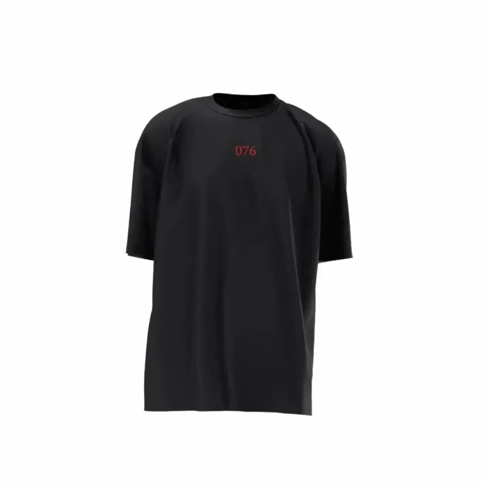 Skyline Breda Shirt - Gif breda skyline rood - EK8200