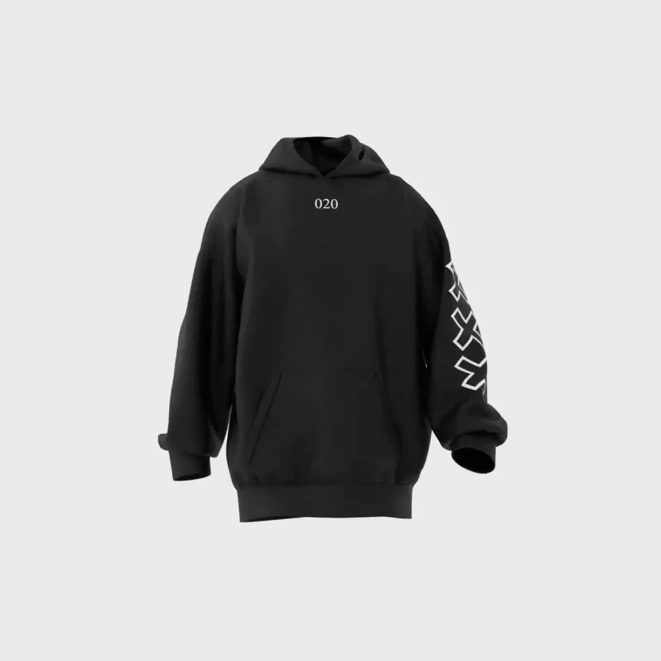 Skyline Amsterdam Hoodie - Gif hoodie ams skyline zwart webp 1 - EK8189