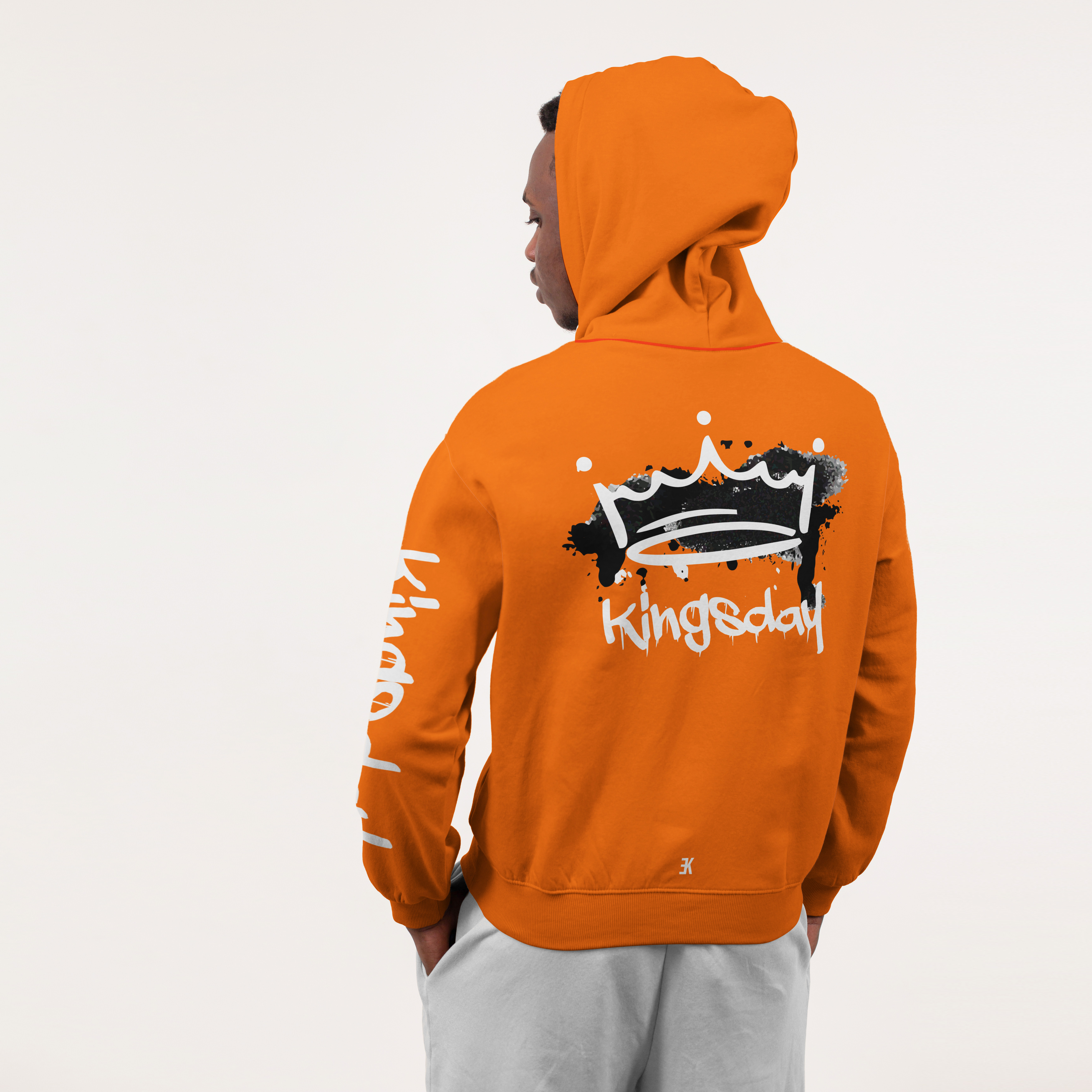Kingsday Graffiti Hoodie - Hoodie model koningsdag new2025 graffiti 2 - Kingsday Graffiti Hoodie