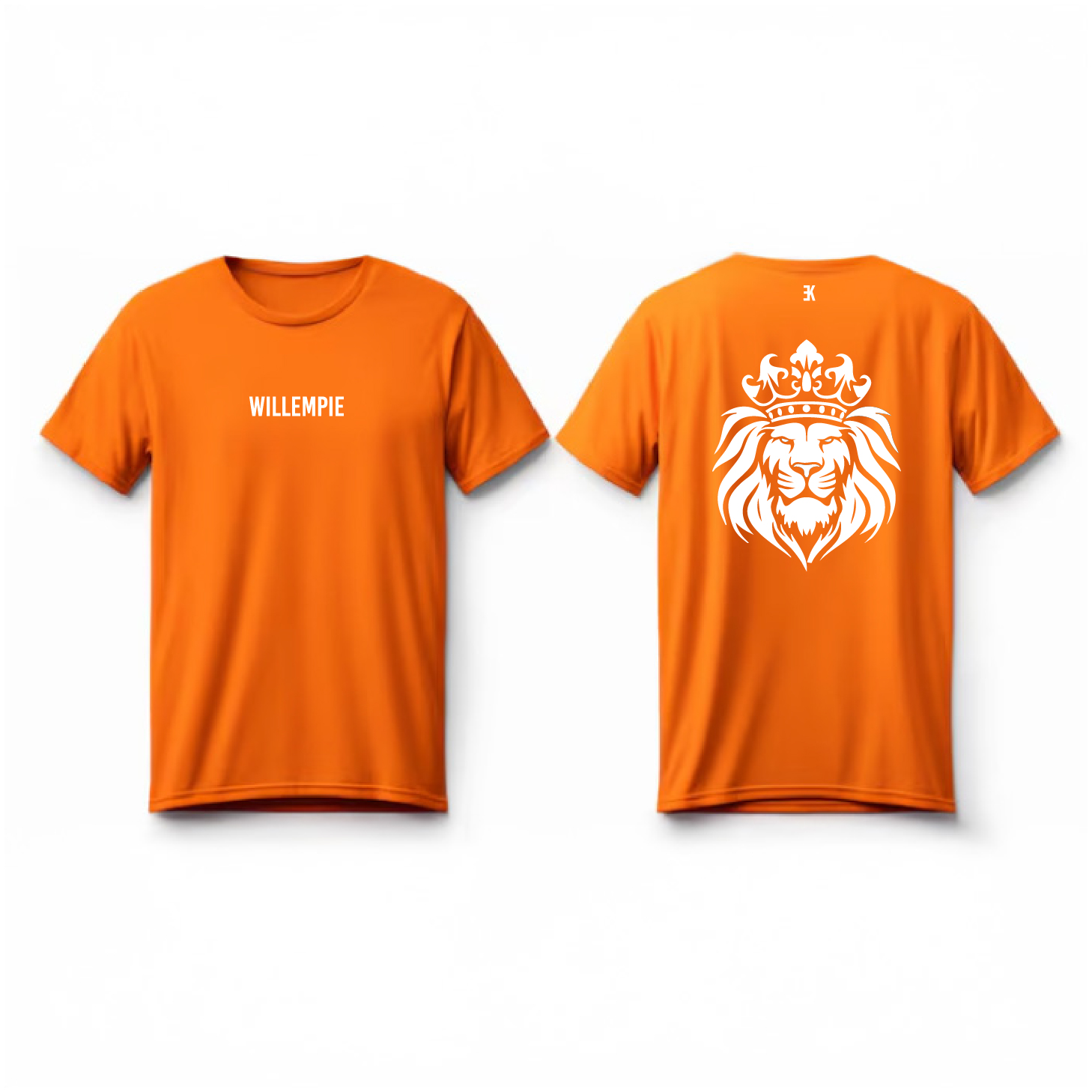 Willempie Shirt - Koningsdag shirt oranje 2 - Willempie Shirt