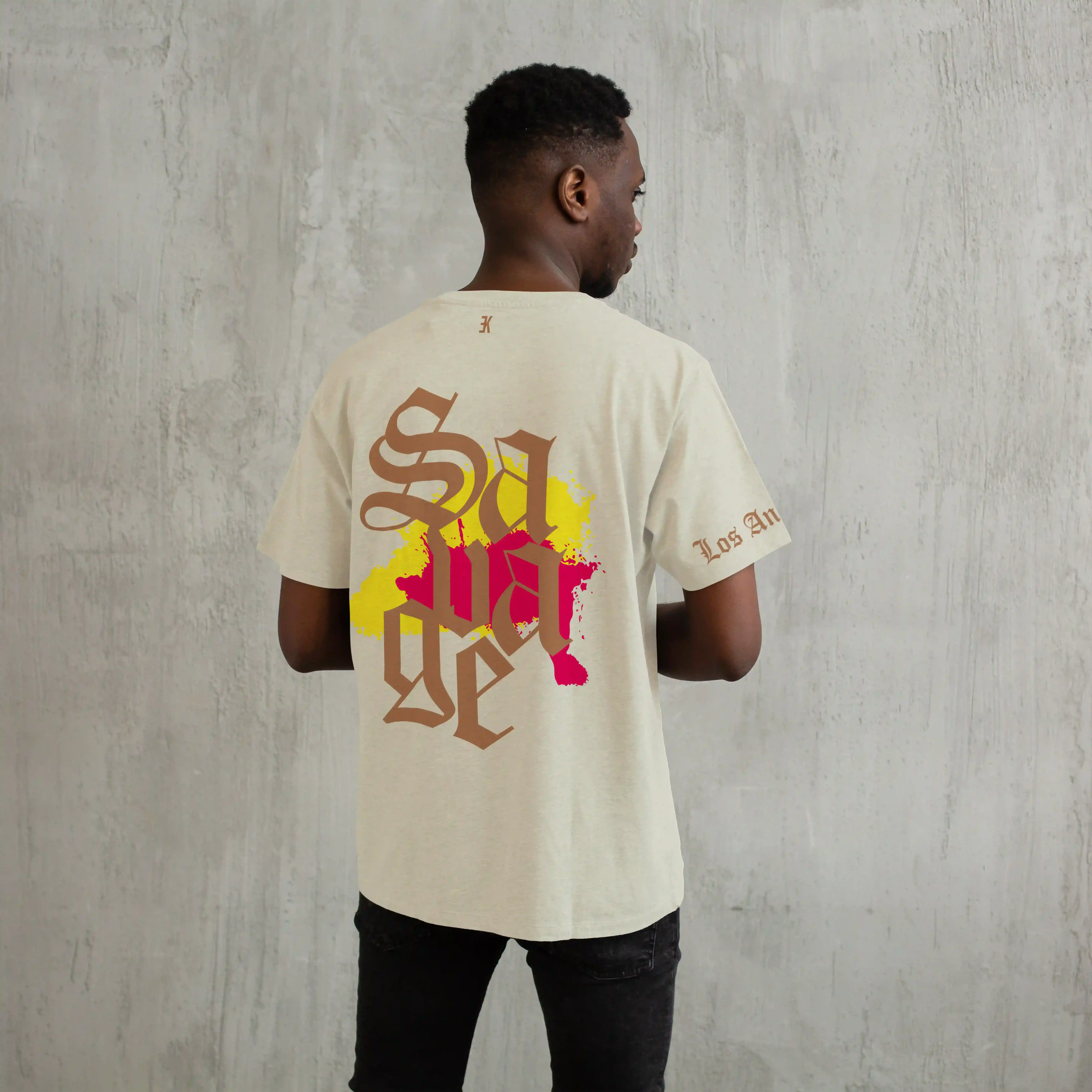 Los Angeles Shirt - La shirt model beige 1 - Los Angeles Shirt 