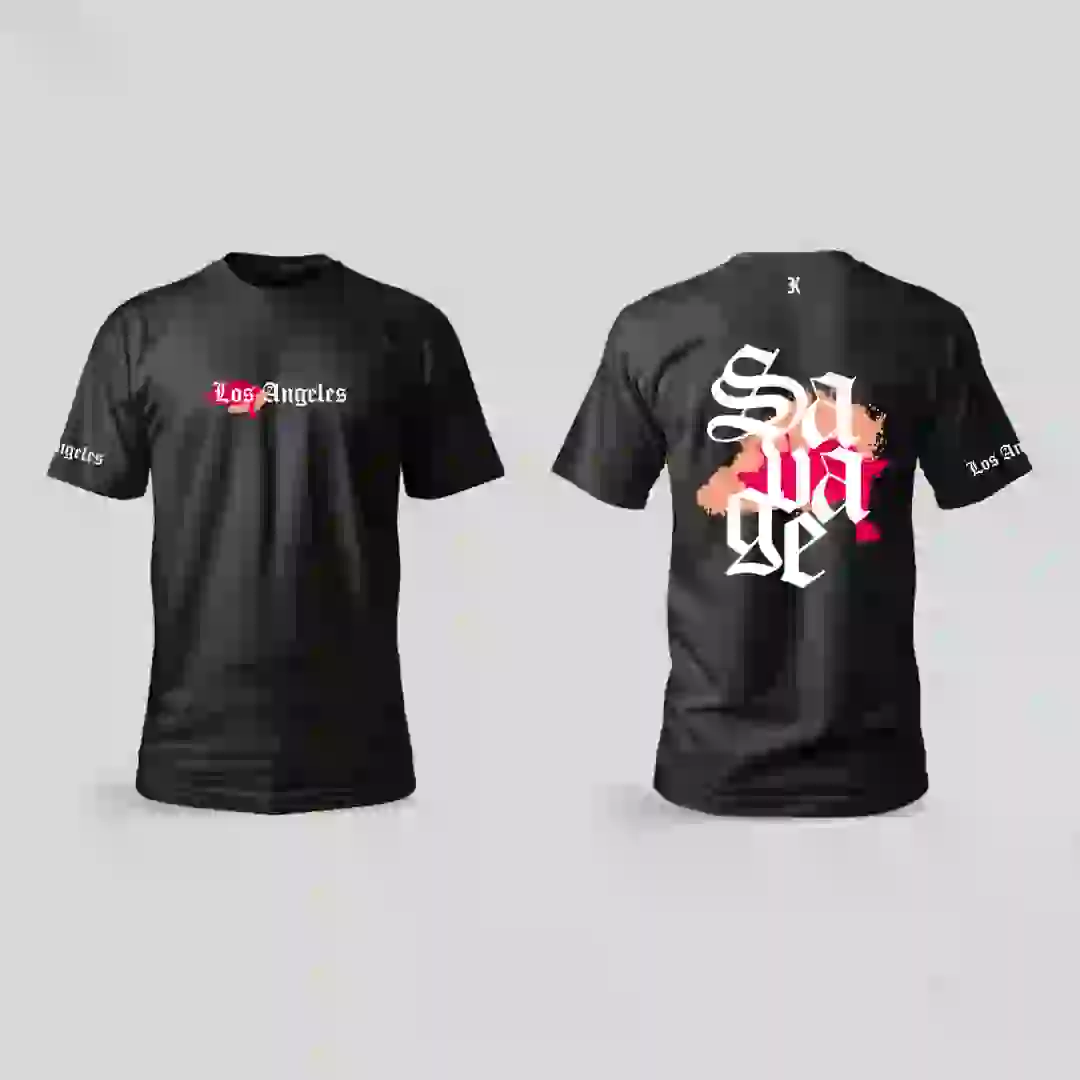 Los Angeles Shirt - La t shirt zwart 2 - Los Angeles Shirt 3356