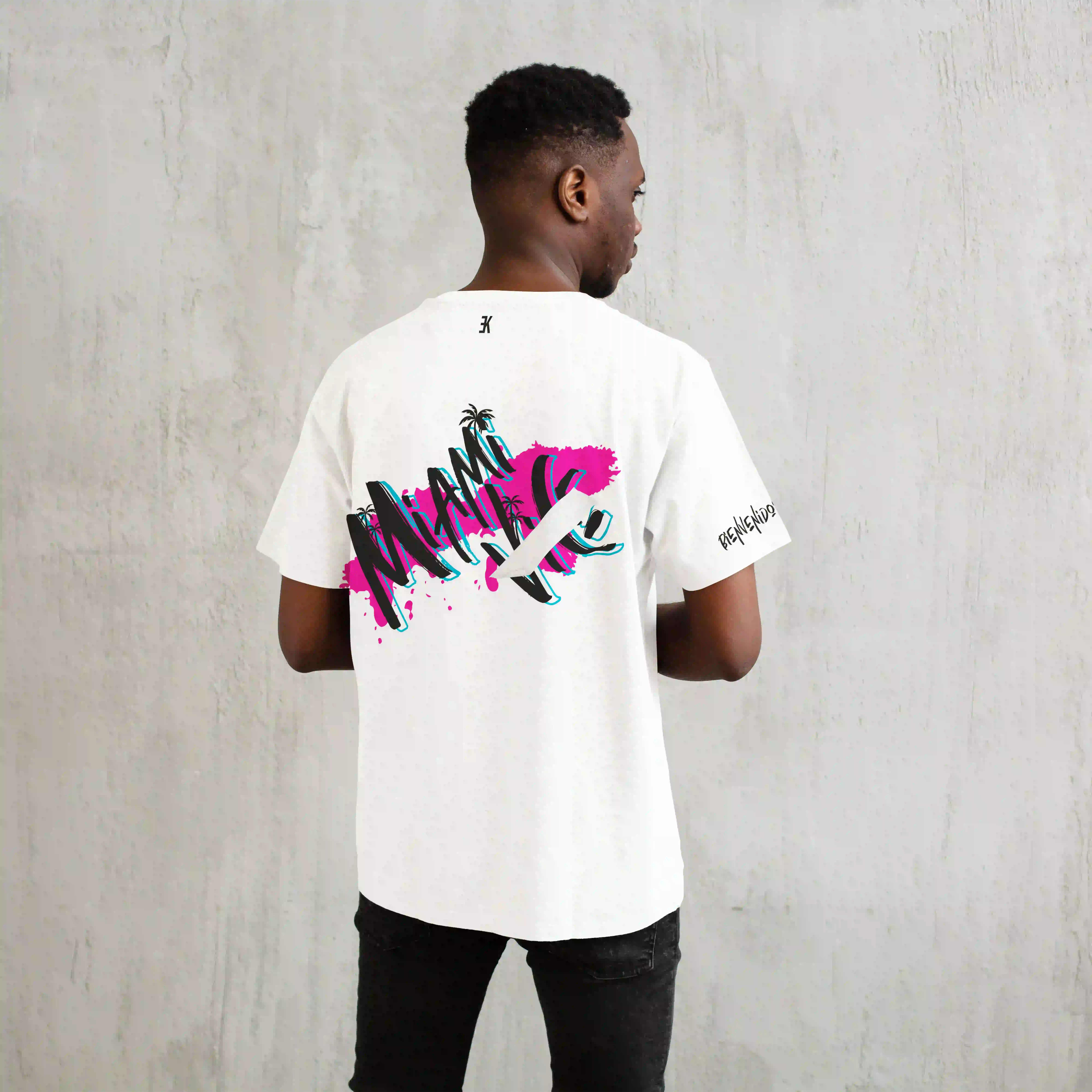 Miami Shirt - Miami t shirt model wit 3 - Miami Shirt 29436