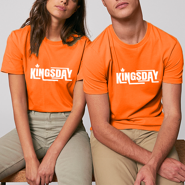 Kingsday - Shirt - Model unisex oranje optie3 2 - Kingsday - Shirt
