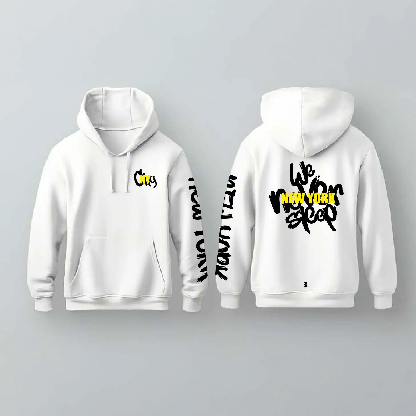 New York Hoodie - Newyork hoodie wit - New York Hoodie 2