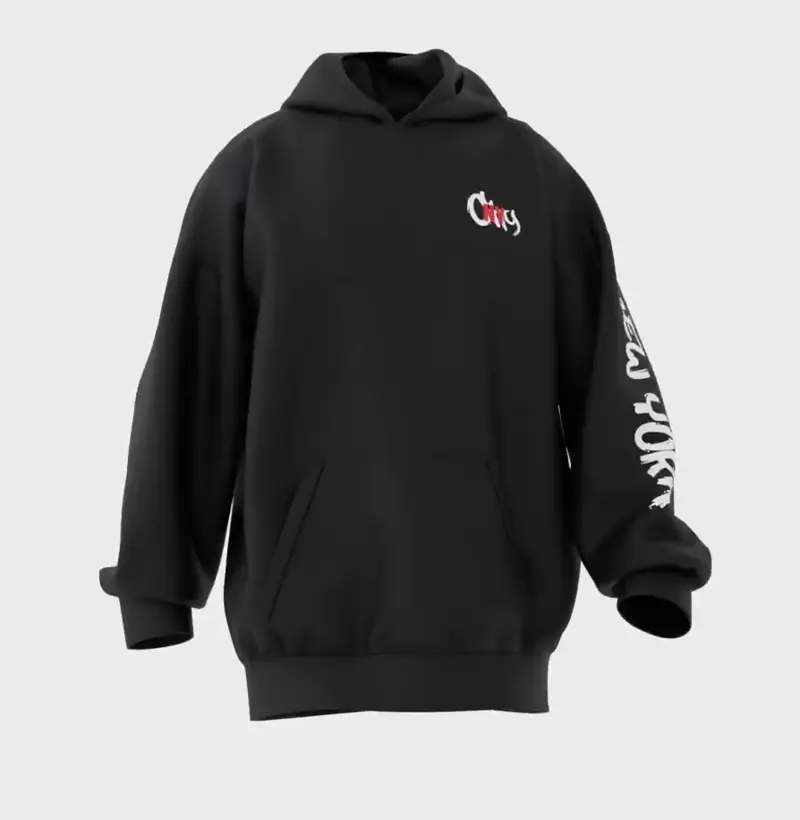 New York Hoodie - Ny hoodie zwart 2 - New York Hoodie