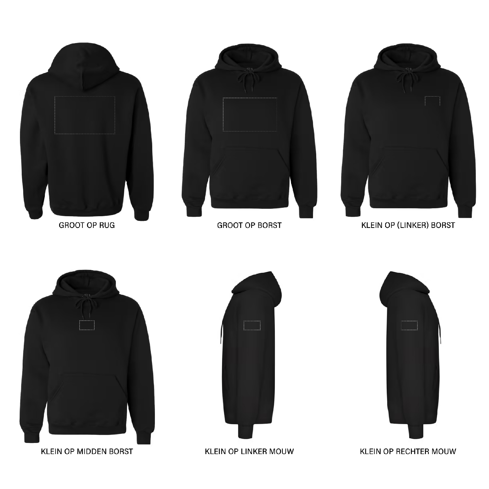 Hoodie met eigen tekst/opdruk - Opdrukken hoodie - Met eigen tekst/opdruk -  Hoodie