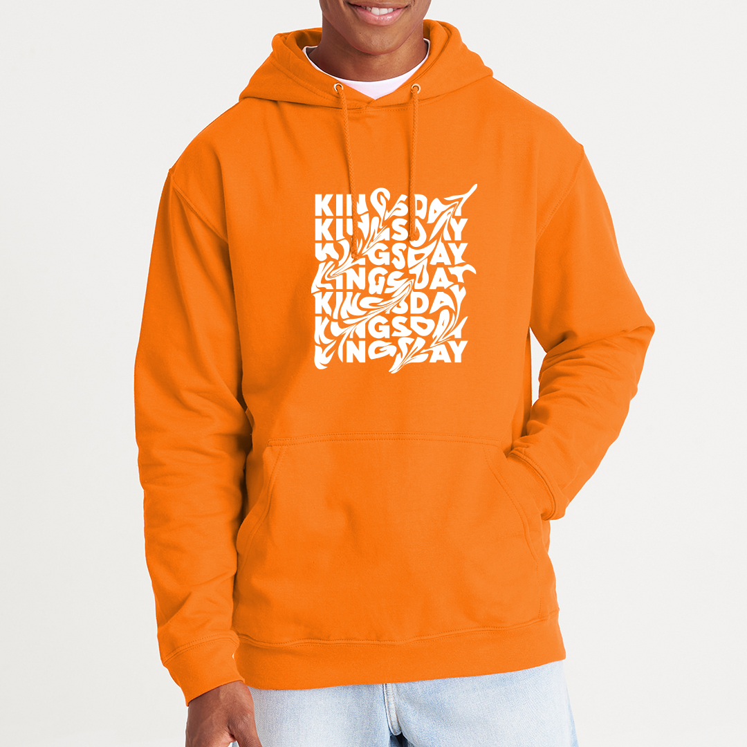 Kingsday Text - Hoodie - Oranje trui 02 - Kingsday Text - Hoodie