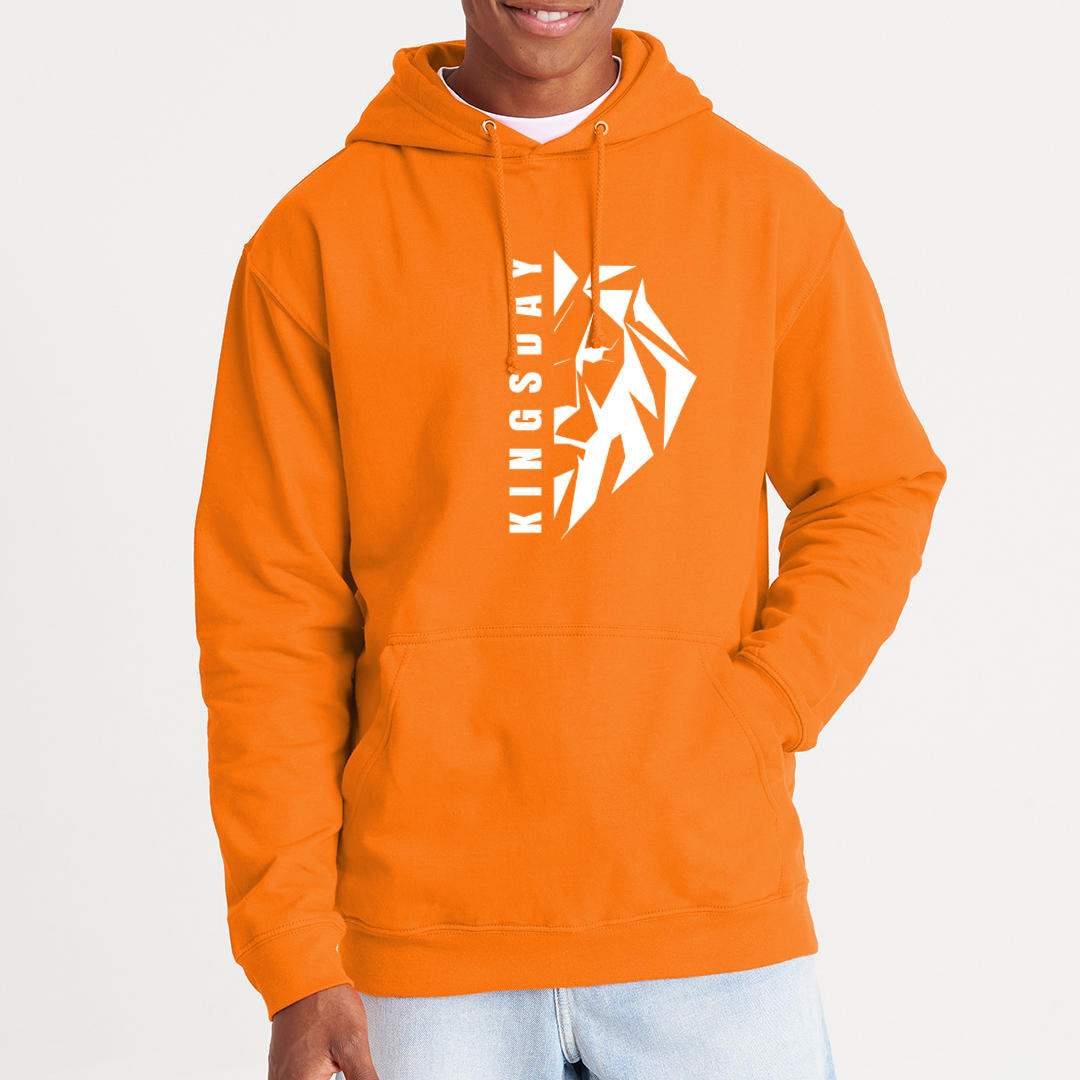 Kingsday Lion - Hoodie - Oranje trui 04 - Kingsday Lion - Hoodie