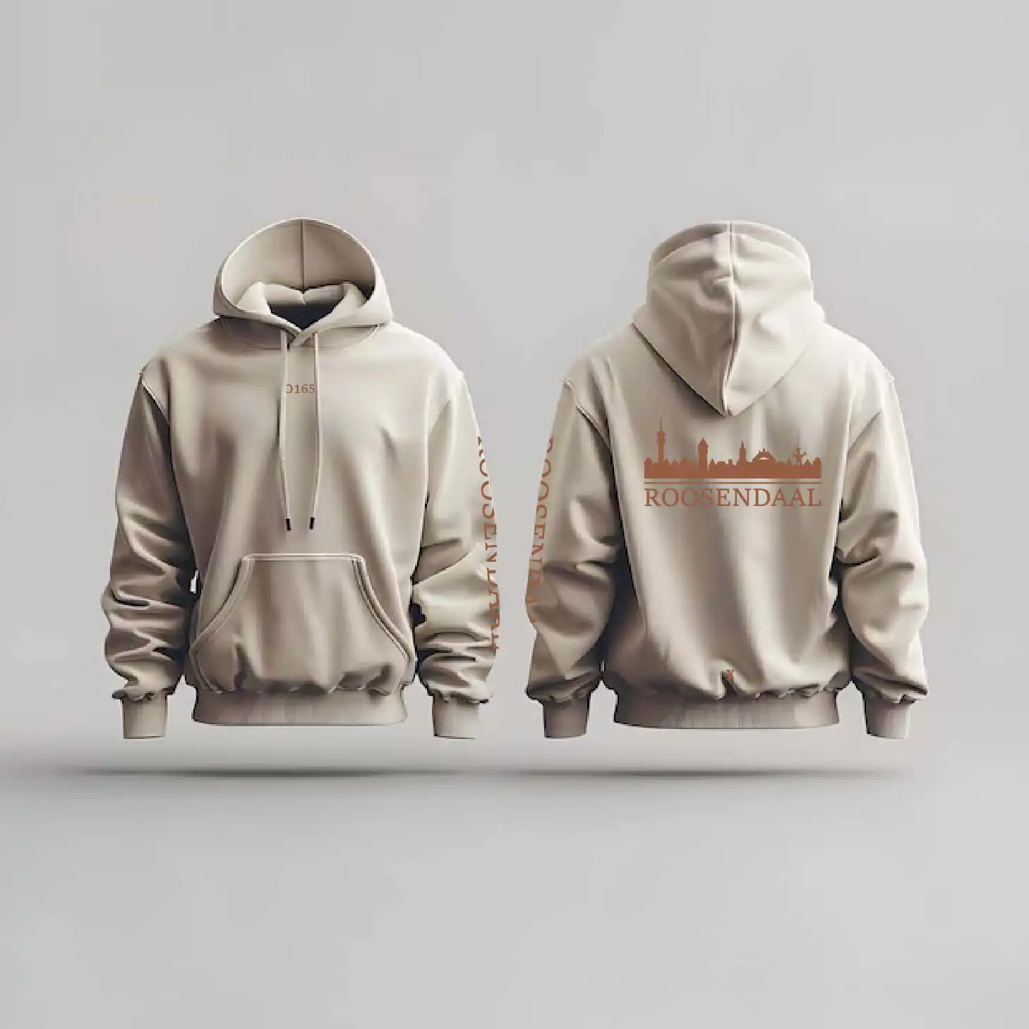 Skyline Roosendaal Hoodie - Rsd hoodie beige skyline 2 - Skyline Roosendaal Hoodie  (15195)