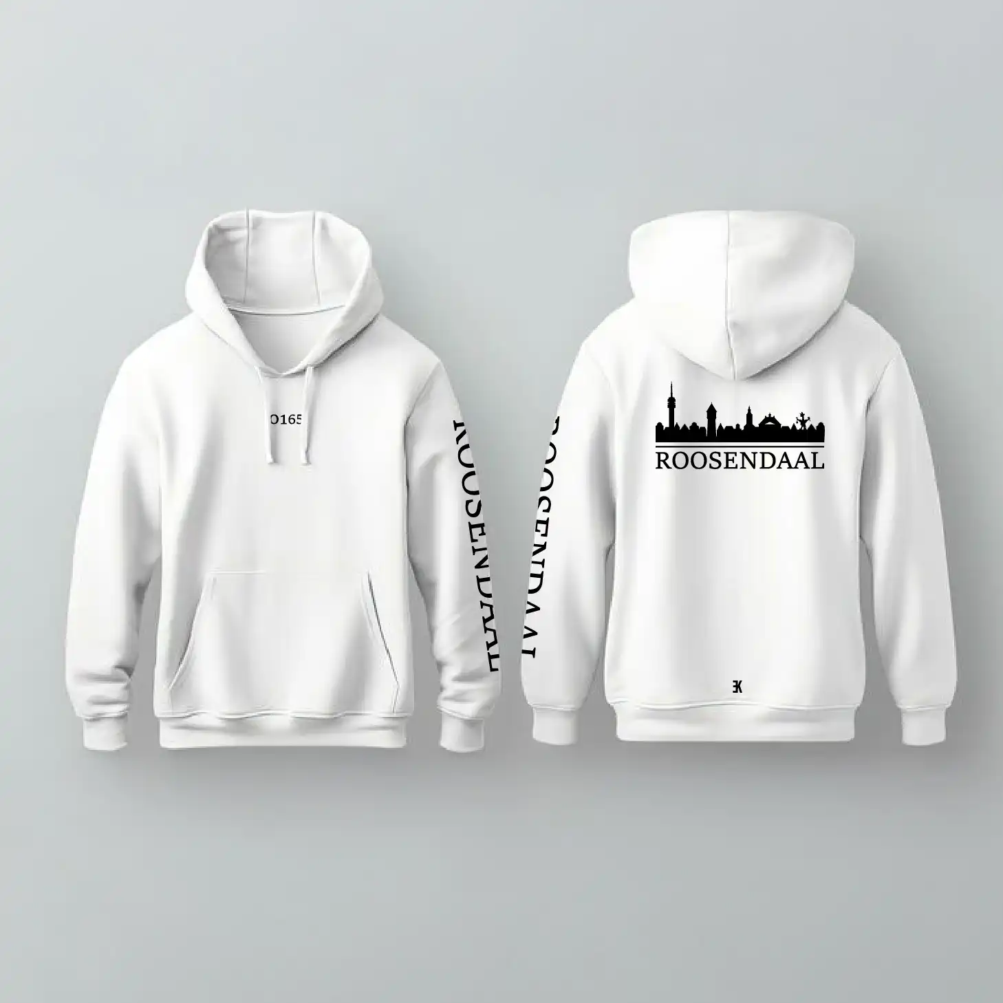Skyline Roosendaal Hoodie - Rsd hoodie wit skyline 2 - Skyline Roosendaal Hoodie  (15195)