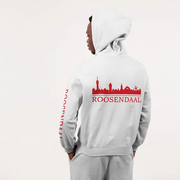 Skyline Roosendaal Hoodie - Rsd model hoodie wit skyline rood ezgifcom jpg to webp converter - Skyline Roosendaal Hoodie  (14997)