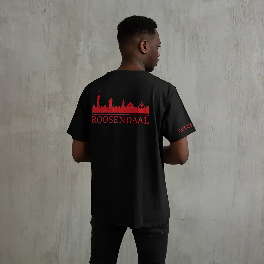 Skyline Roosendaal Shirt - Rsd shirt zwart skyline rood 1 - Skyline Roosendaal O14637
