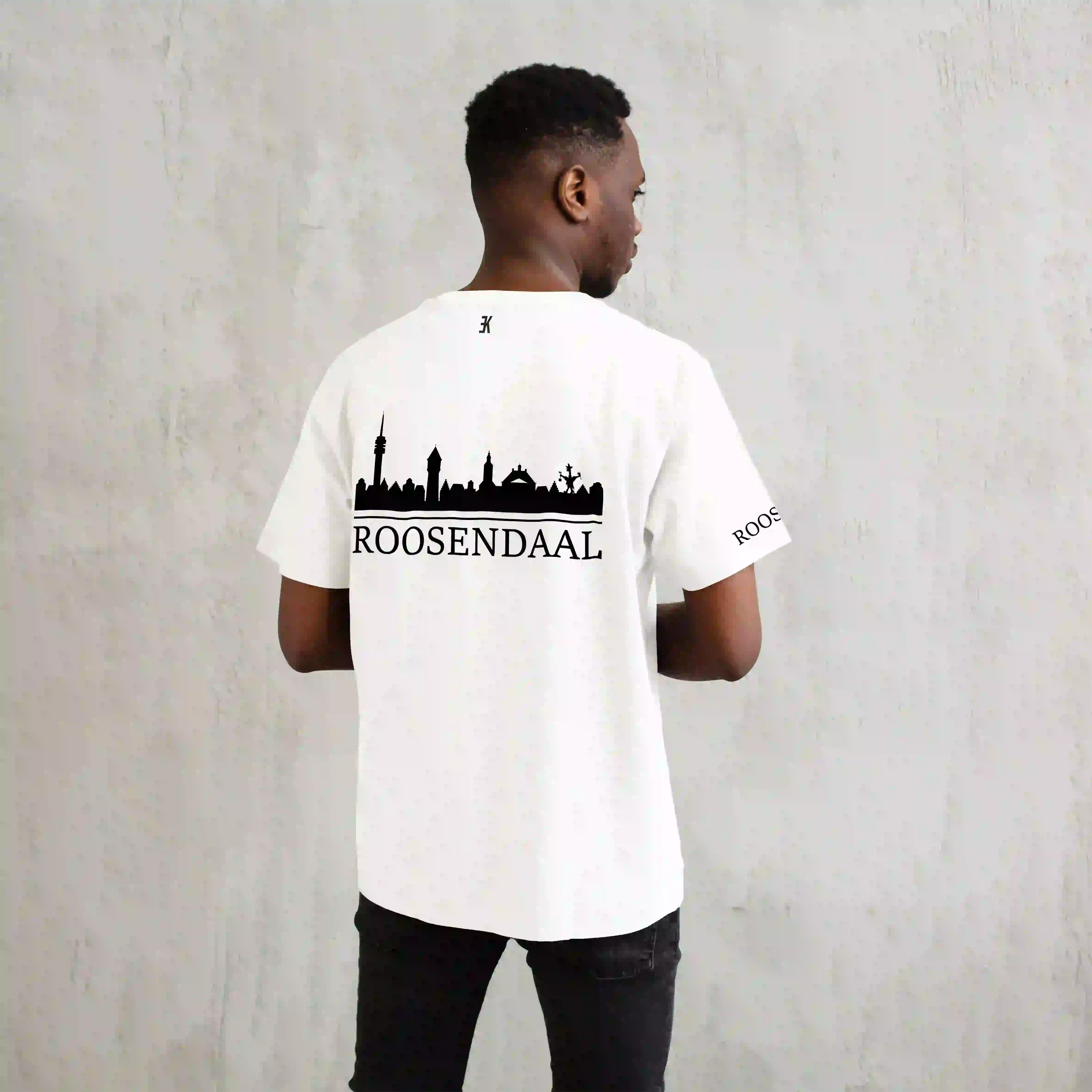 Skyline Roosendaal Shirt - Shirt wit model roosendaal zwart skyline 2 - Skyline Roosendaal O14835