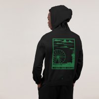 Den Haag Hoodie - Ak hoodie zwart groen denhaag vlak 3 - EK8212