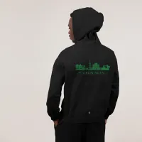Groningen Skyline Hoodie - Ak hoodie zwart groen skyline groningen 4 - Groningen Skyline Hoodie O17544