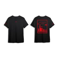 Amsterdam Shirt - Ams shirt zwart vlak rood - EK8182