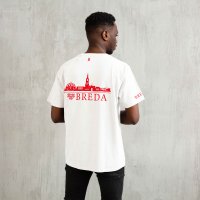 Skyline Breda Shirt - Breda t shirt wit model skyline rood 2 - EK8195