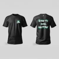 BORN TO MAKE HISTORY - T-Shirt - Btmh zwart t shirt 3 - BORN TO MAKE HISTORY