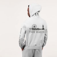 Den Haag Hoodie - Skyline - Denhaag hoodie model wit skyline - EK8208