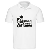 Bloed Zweet & Tranen - Polo - Ek hazes polo wit bzt unisex - Bloed Zweet Tranen - Polo