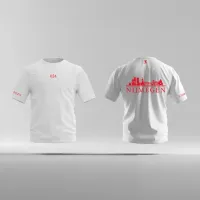 Skyline Nijmegen Shirt - Ek nijmegen shirt wit skyline rood - Skyline Nijmegen Shirt O22514