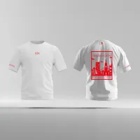 Nijmegen Shirt - Ek nijmegen shirt wit vlak rood - Nijmegen Shirt O23342
