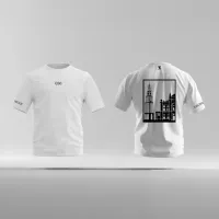 Groningen T-shirt - Ek shirt wit groningen opdruk zwart vlak 2 - Groningen Shirt O99441