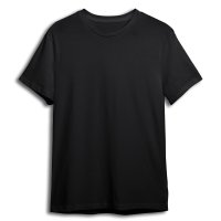Shirt met eigen tekst/opdruk - Ek shirt zwart blanco 9 - Met eigen tekst/opdruk -  Shirt