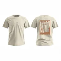 Eindhoven Shirt - Evenementenkleding shirt beige denhaag vlak opdruk 3 - EK8217