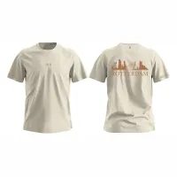 Skyline Rotterdam Shirt - Evenementenkleding shirt beige rotterdam skyline opdruk 2 - Skyline Rotterdam Shirt O19858