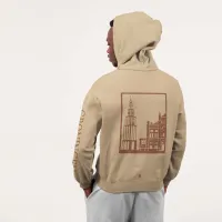 Groningen Stad Hoodie - Groningen hoodie model beige vlak 3 - Groningen Stad Hoodie O18171