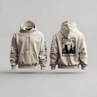 Nijmegen Hoodie - Nijmegen hoodie beige vlak 2 - Nijmegen Hoodie (beige)