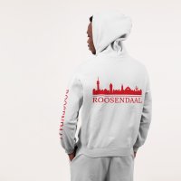 Skyline Roosendaal Hoodie - Rsd model hoodie wit skyline rood - Skyline Roosendaal Hoodie  (14997)