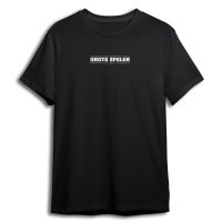 GROTE SPELER - Shirt print zwart grote speler effect - GROTE SPELER